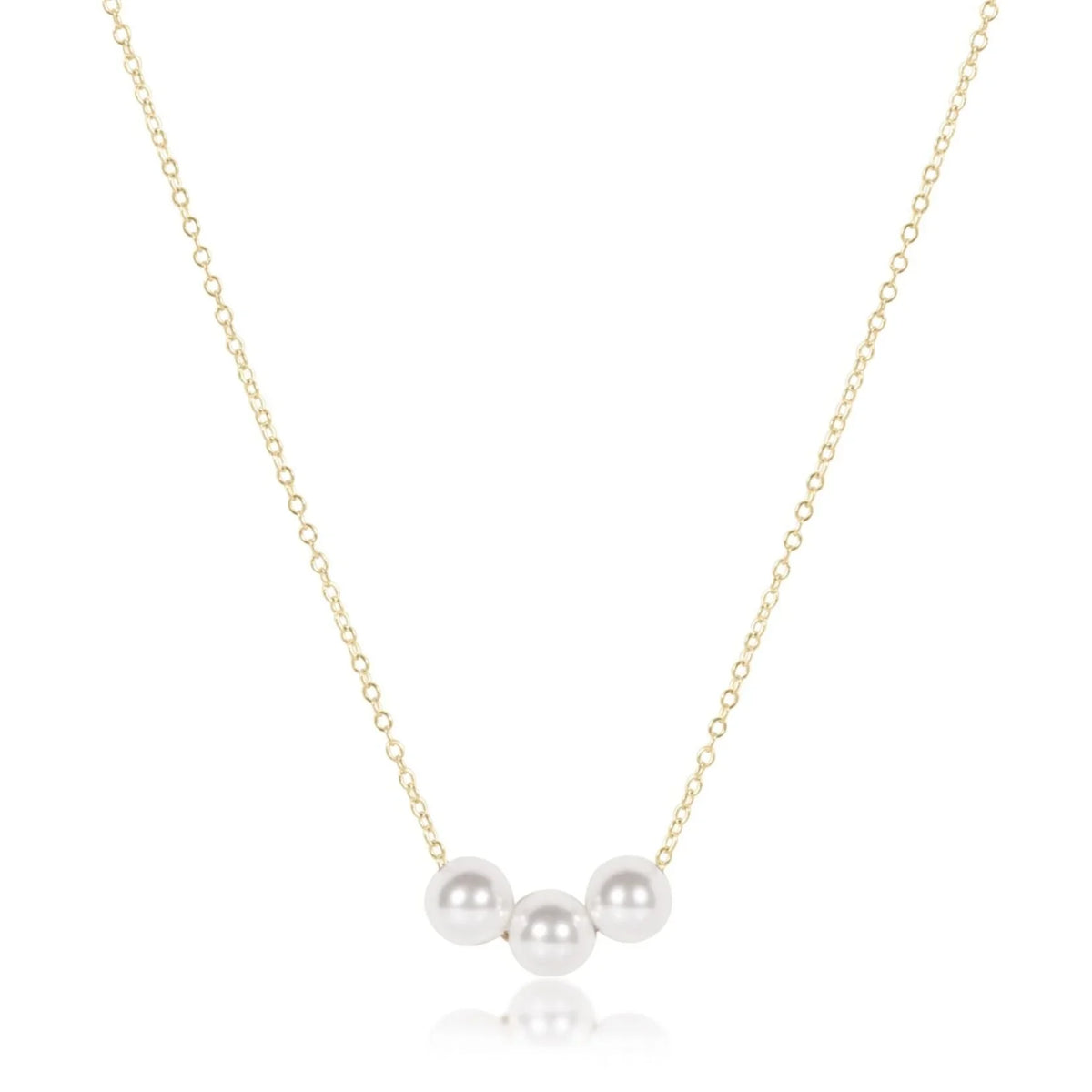 16" Necklace Gold - Joy Pearl