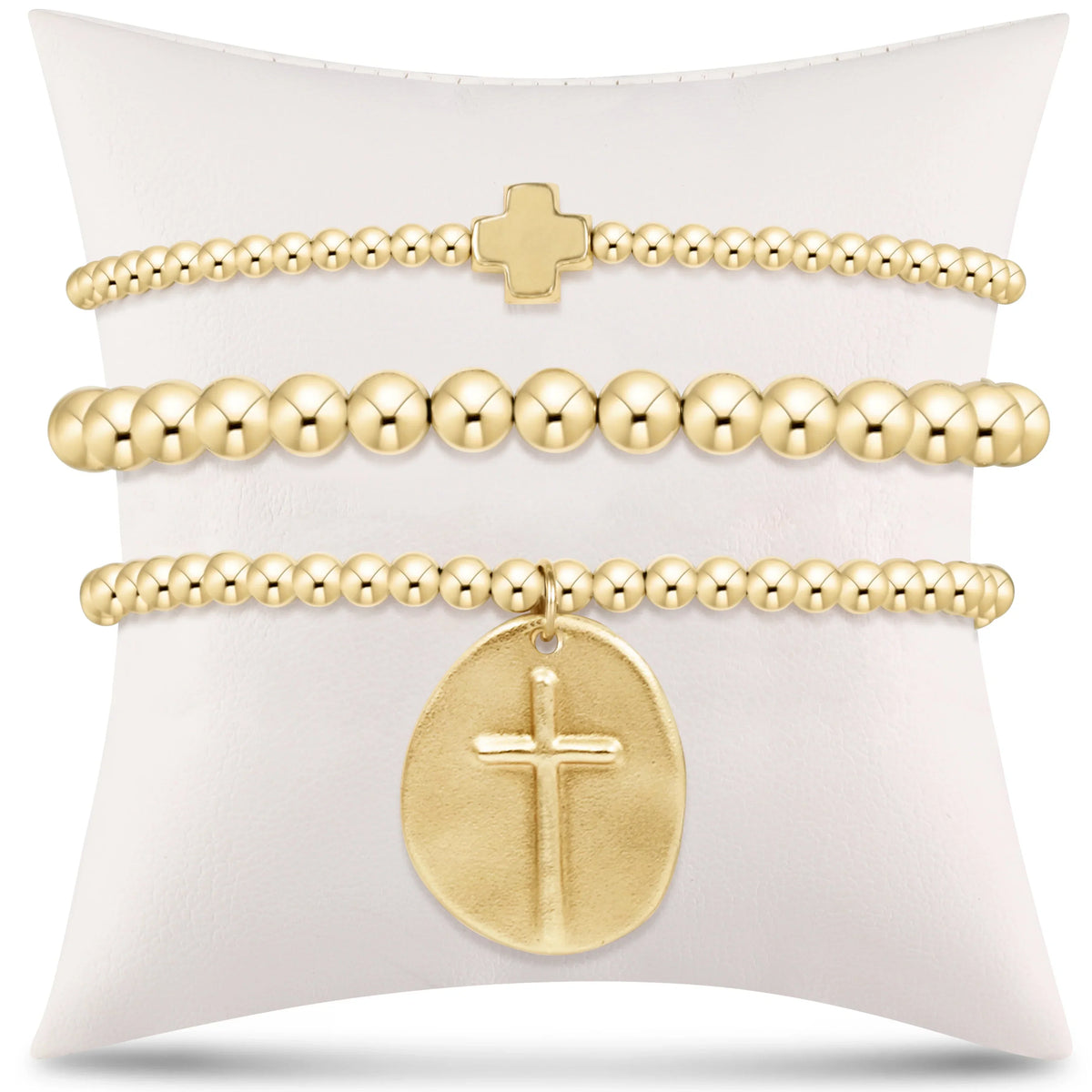 enewton Extends - e's luxe go-to gift stack - gold