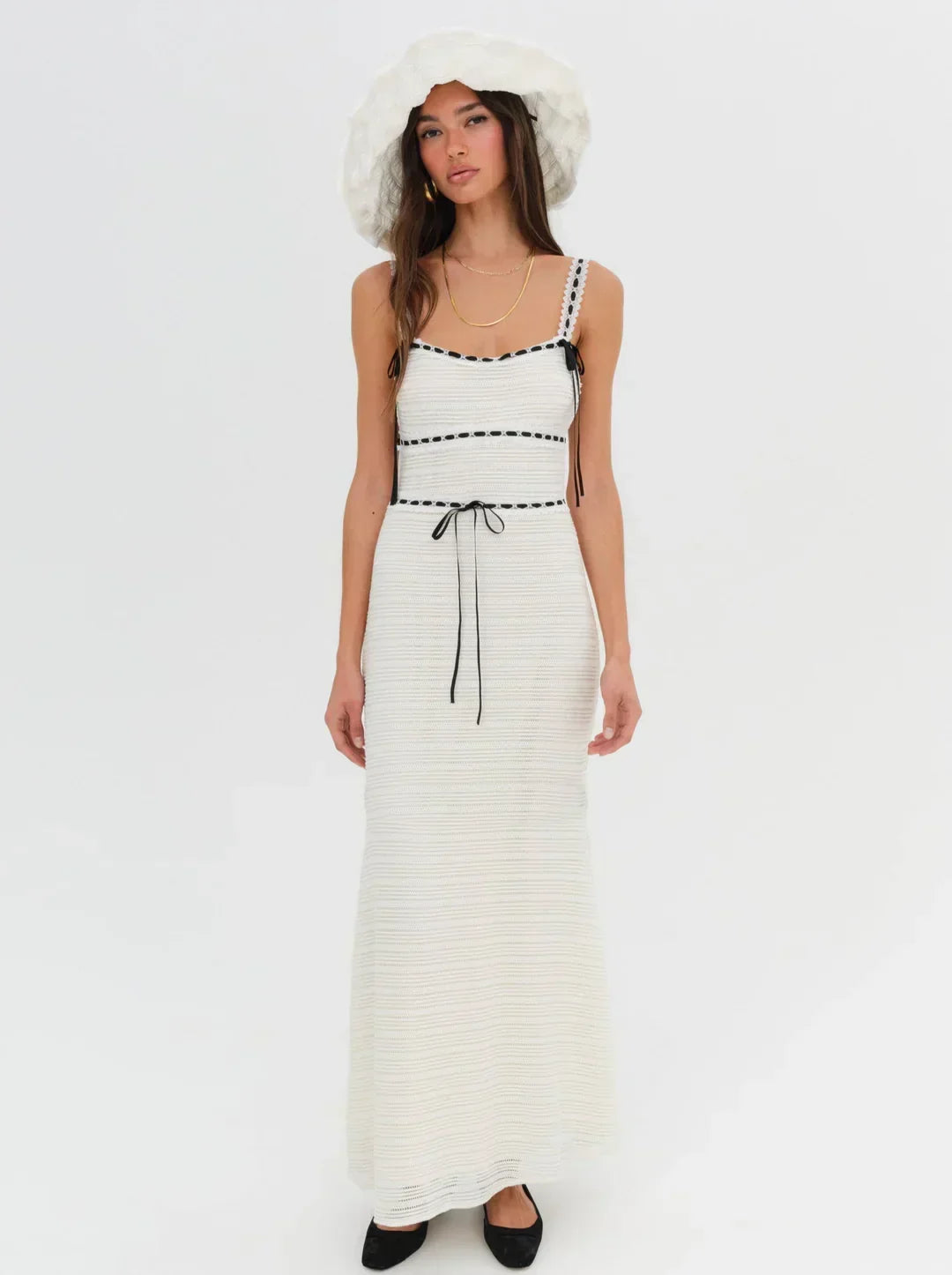 Mayfair Crochet Maxi Dress