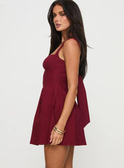 Xanthus Mini Dress Red