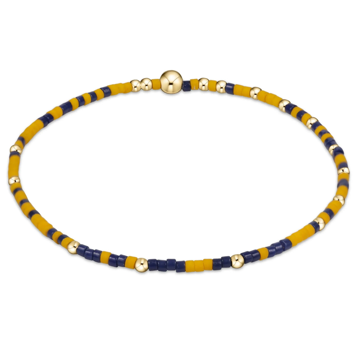 Gameday Hope Unwritten Bracelet - Golden Yellow-Navy