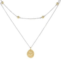 e's go-to gift layers - mixed metal small inspire love