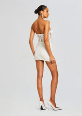 Lael Embellished Lace Dress