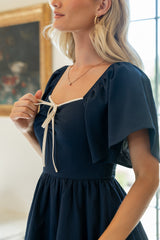 Madrid Tiered Dress | Navy
