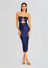 Lily Lycra Maxi Dress
