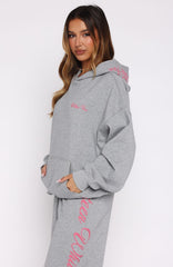 Lucky Thirteen Shaya Oversized Hoodie Dark Grey Marle