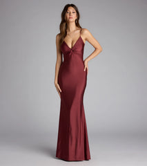 Scarlet Strappy Back Mermaid Formal Dress