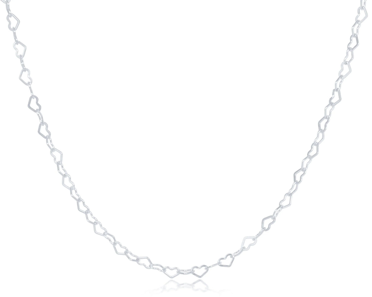 Choker Love Chain - Sterling