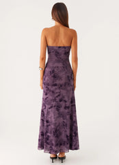 Alexandrite Midi Dress - Purple