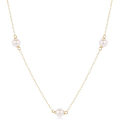 Choker Simplicity Chain Gold - Pearl 6mm