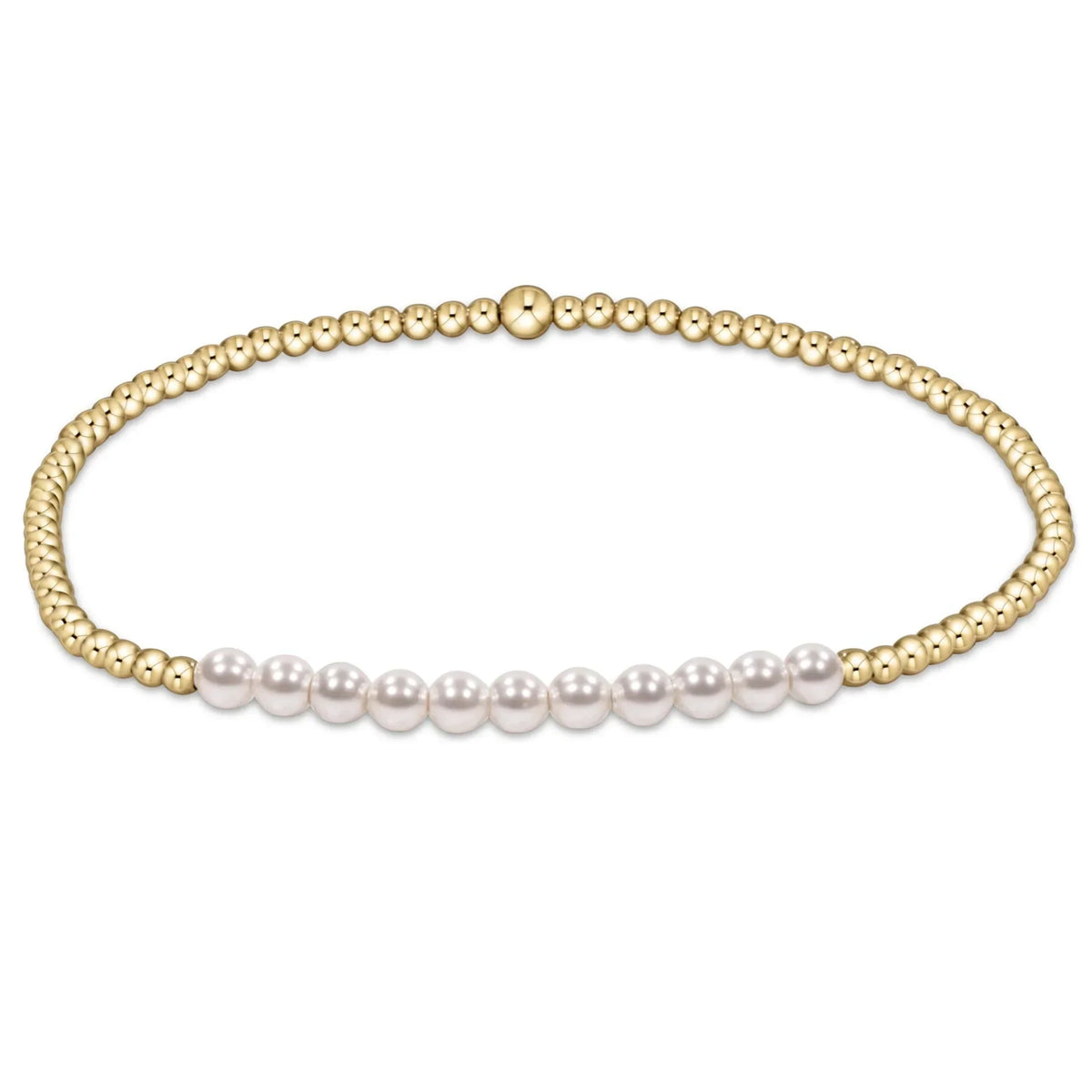 Gold Bliss Pearl 3mm Bracelet