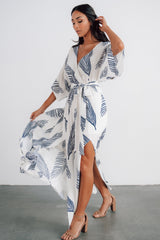 Corinth Maxi Dress | Navy Print