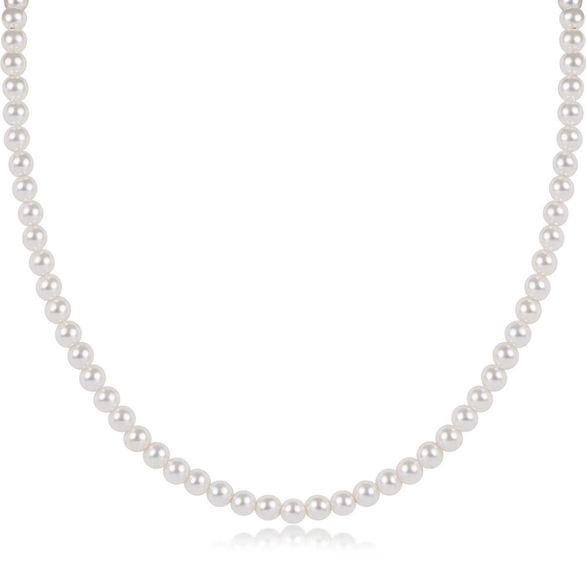 Choker Beaded - Classic Pearl 4mm