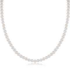 Choker Beaded - Classic Pearl 4mm