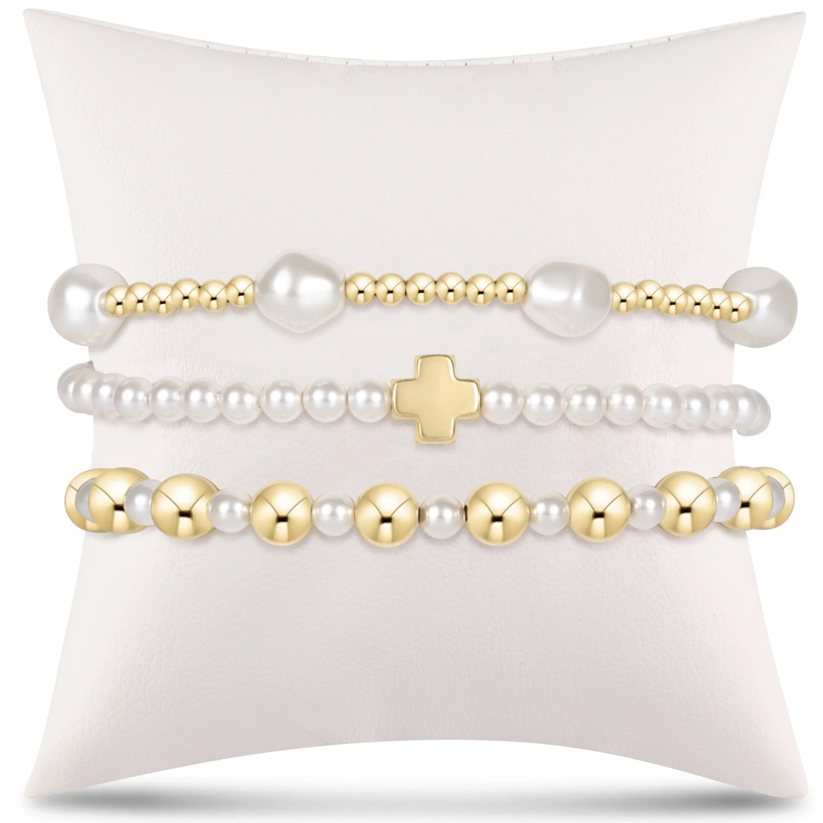 enewton Extends - not your grandma's pearls gift stack