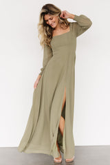 Giselle Maxi Dress | Dusty Olive