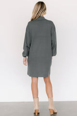 Jennings Sweater Dress | Winter Green