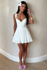 Skyla Mini Dress - White